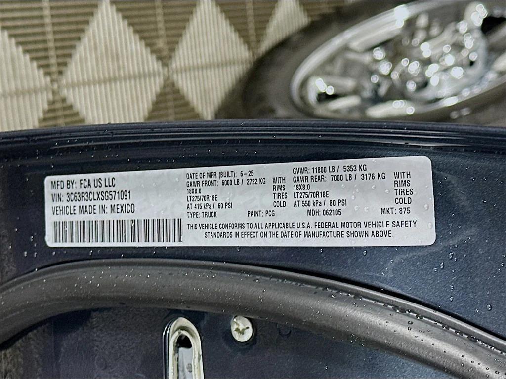 new 2025 Ram 3500 car, priced at $61,649