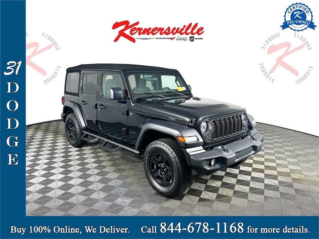 used 2024 Jeep Wrangler car, priced at $35,935