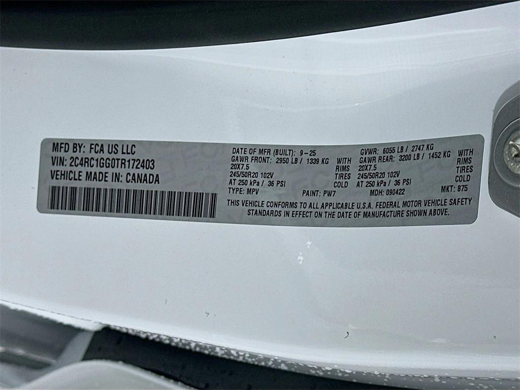 new 2026 Chrysler Pacifica car, priced at $50,589
