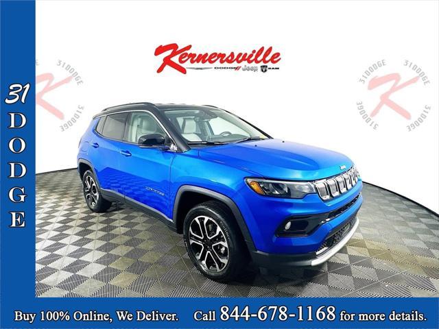 used 2022 Jeep Compass car, priced at $23,935