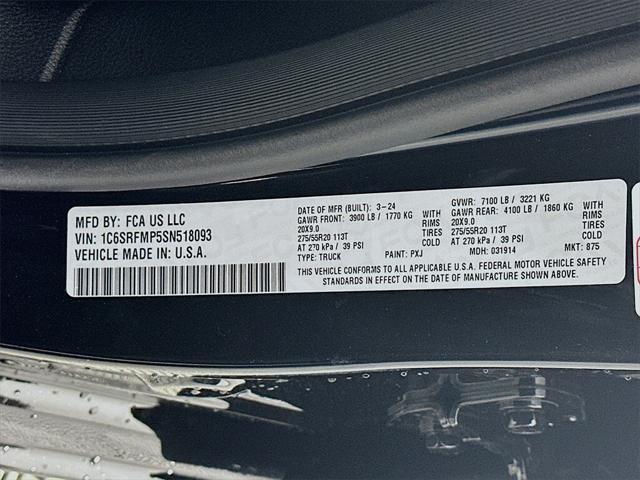 new 2025 Ram 1500 car, priced at $48,630