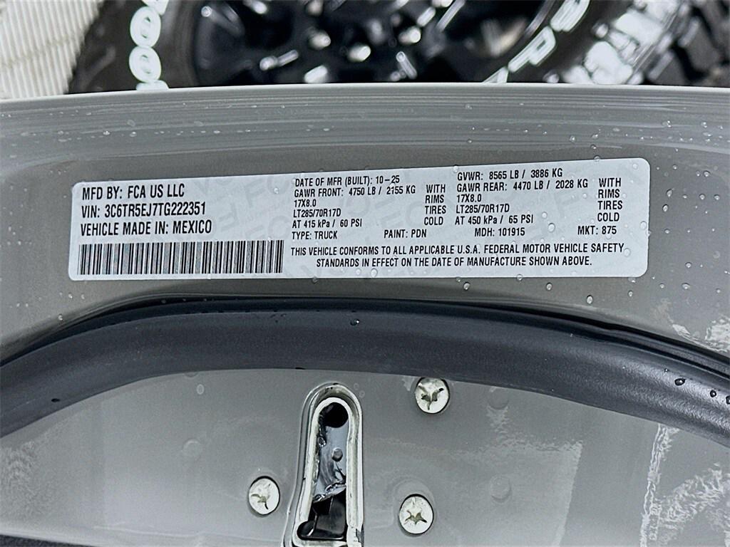 new 2026 Ram 2500 car, priced at $68,885