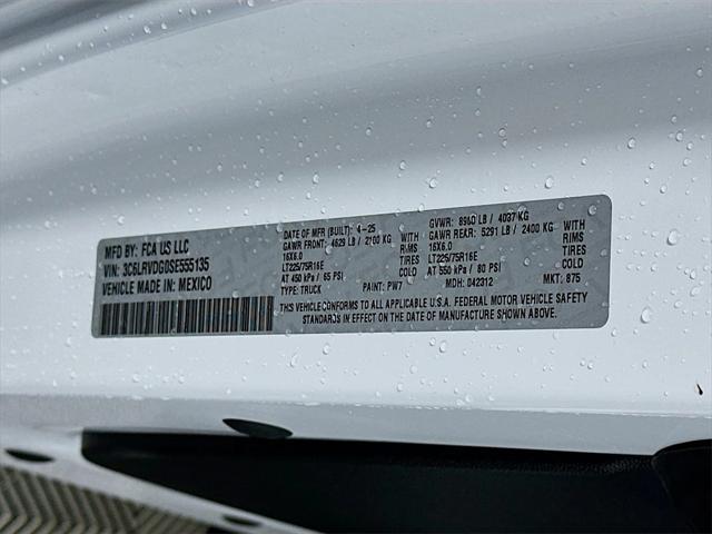 new 2025 Ram ProMaster 2500 car, priced at $49,579