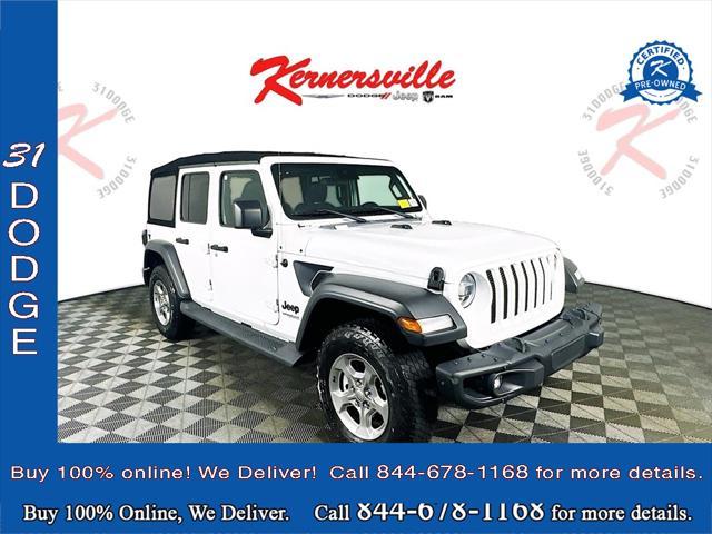 used 2021 Jeep Wrangler Unlimited car, priced at $28,435
