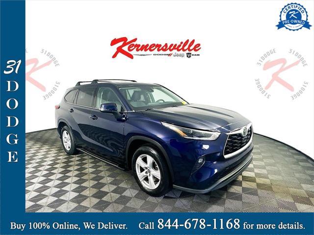 used 2021 Toyota Highlander car, priced at $26,835