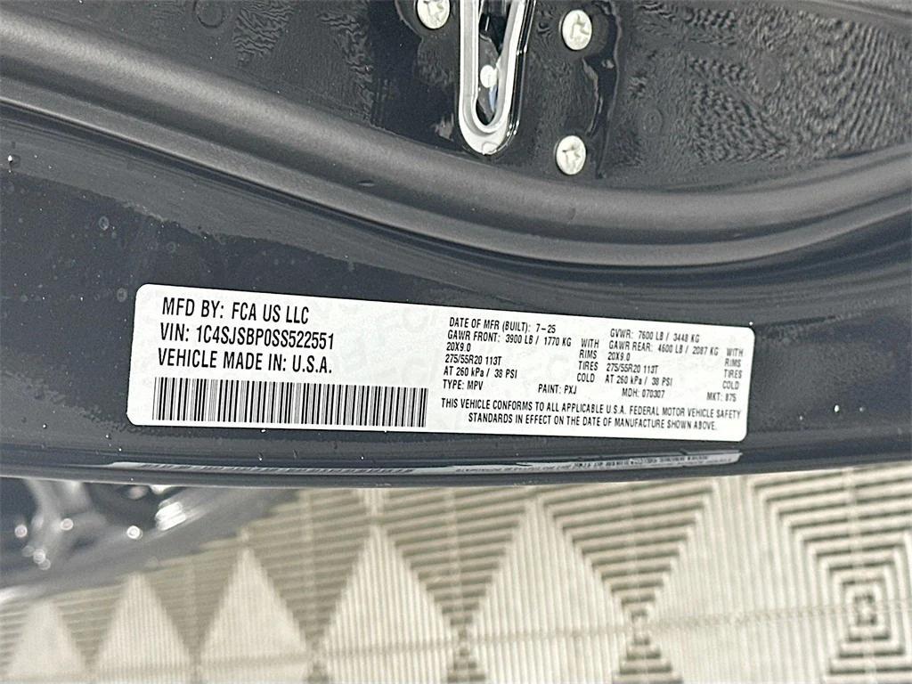 new 2025 Jeep Wagoneer L car, priced at $77,807