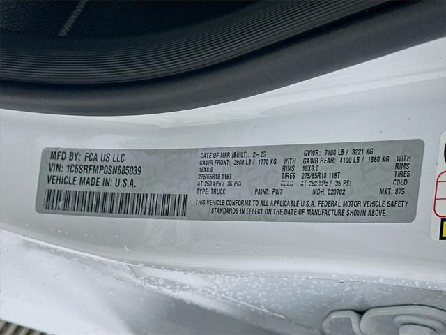 new 2025 Ram 1500 car, priced at $46,973