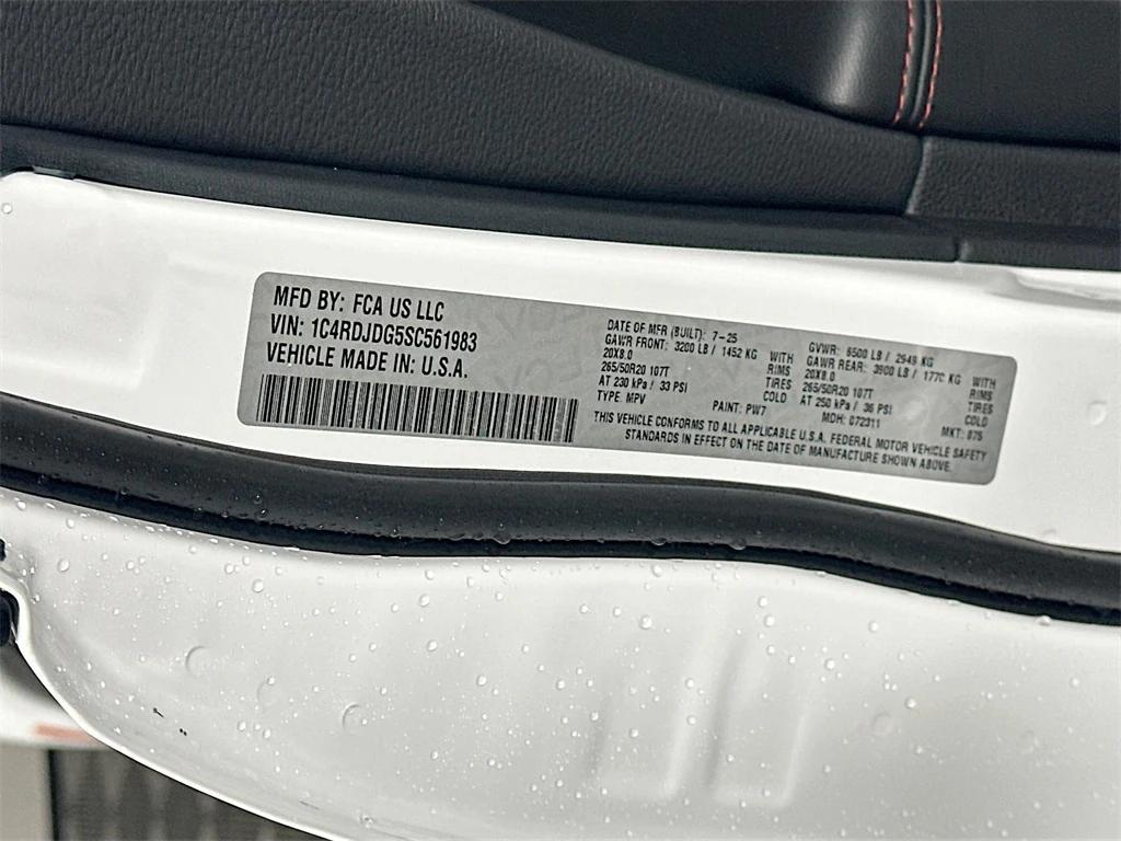 new 2025 Dodge Durango car, priced at $37,943