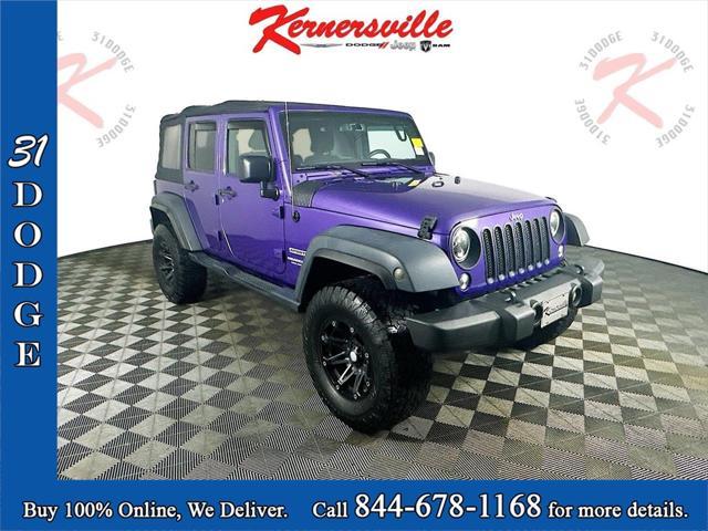 used 2017 Jeep Wrangler Unlimited car, priced at $23,977