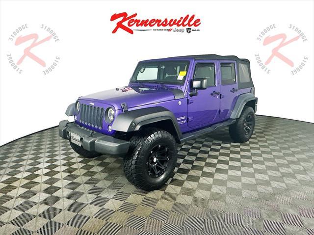 used 2017 Jeep Wrangler Unlimited car, priced at $23,977