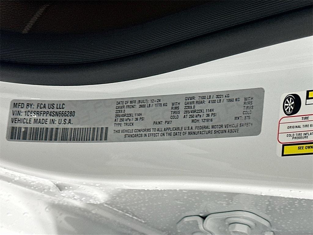new 2025 Ram 1500 car, priced at $73,654