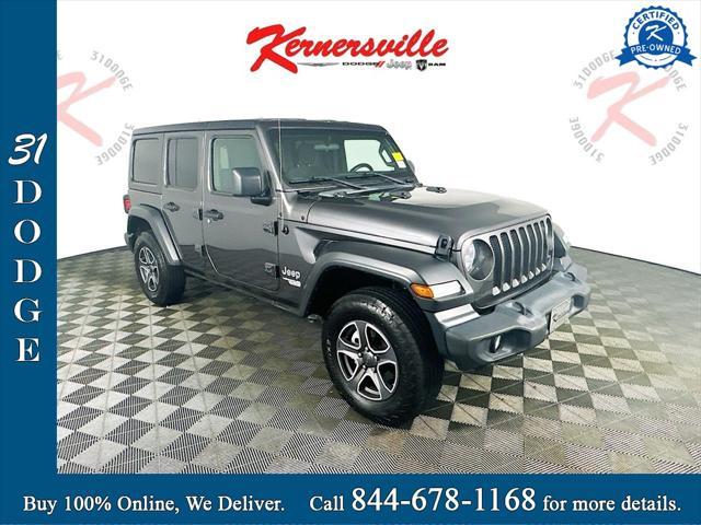 used 2020 Jeep Wrangler Unlimited car, priced at $25,935