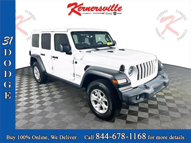 used 2021 Jeep Wrangler Unlimited car, priced at $23,585