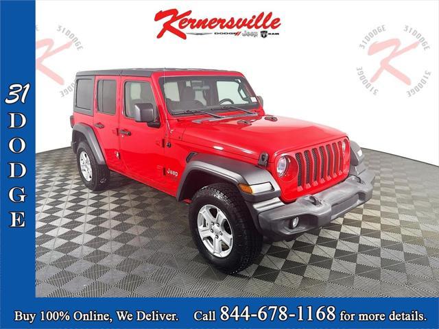 used 2020 Jeep Wrangler Unlimited car, priced at $23,485