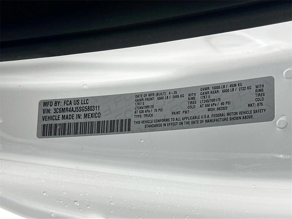 new 2025 Ram 2500 car, priced at $44,099