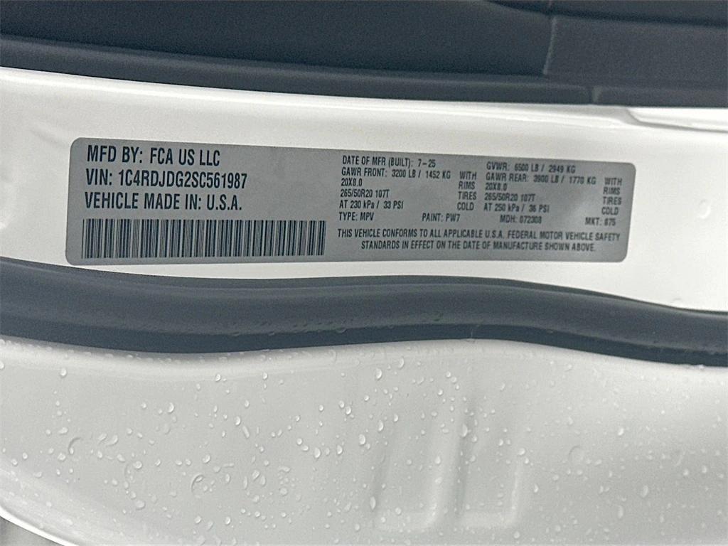new 2025 Dodge Durango car, priced at $37,943
