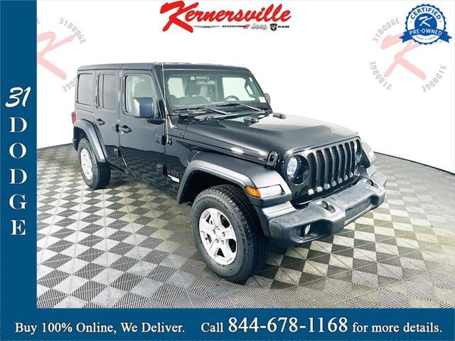 used 2021 Jeep Wrangler Unlimited car, priced at $26,935