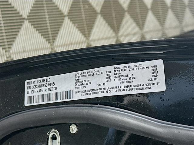 new 2025 Ram 3500 car, priced at $78,129