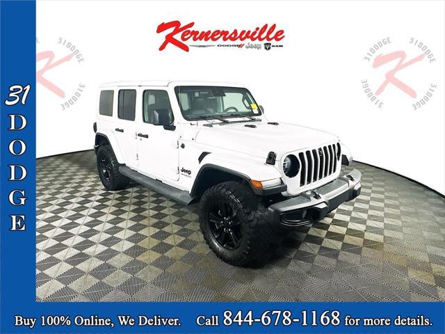 used 2021 Jeep Wrangler Unlimited car, priced at $32,185