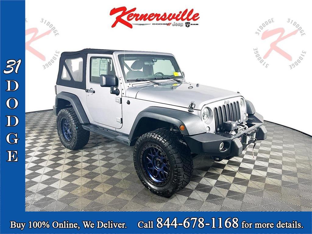 used 2016 Jeep Wrangler car, priced at $17,285
