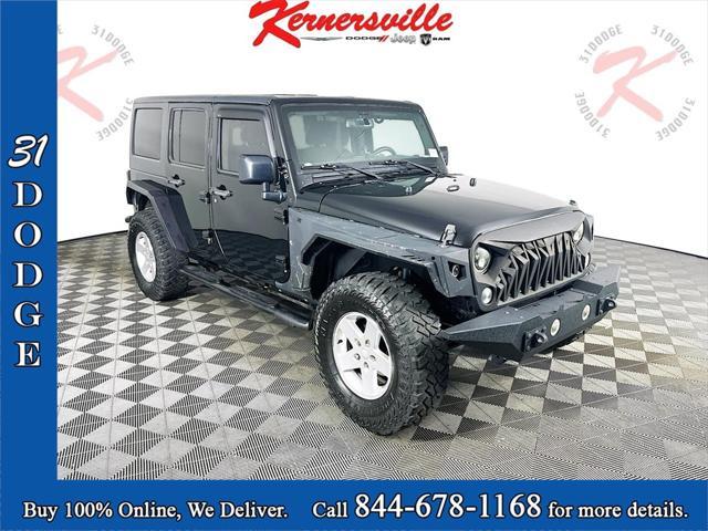 used 2016 Jeep Wrangler Unlimited car, priced at $19,785