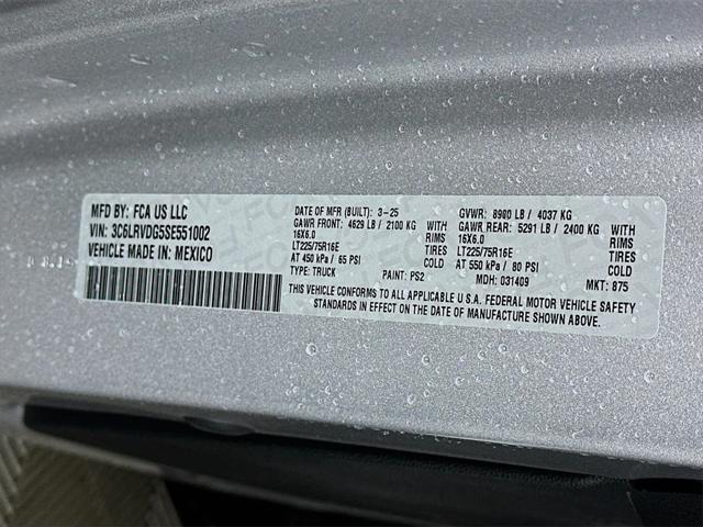 new 2025 Ram ProMaster 2500 car, priced at $52,267