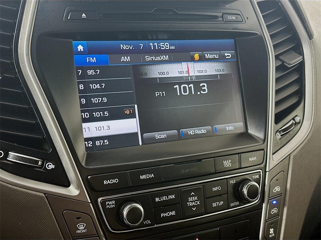 used 2017 Hyundai Santa Fe car, priced at $11,985