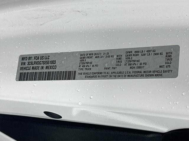 new 2025 Ram ProMaster 2500 car, priced at $50,609