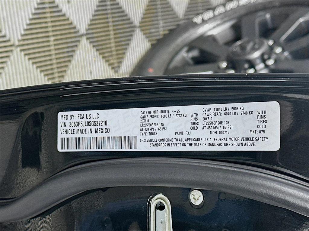new 2025 Ram 2500 car, priced at $69,560