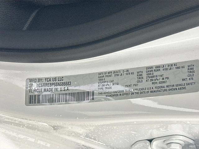 new 2025 Ram 1500 car, priced at $43,576
