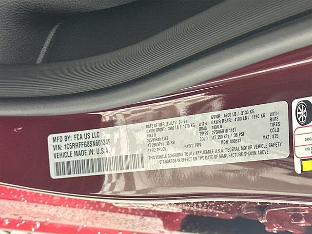 new 2025 Ram 1500 car, priced at $45,639
