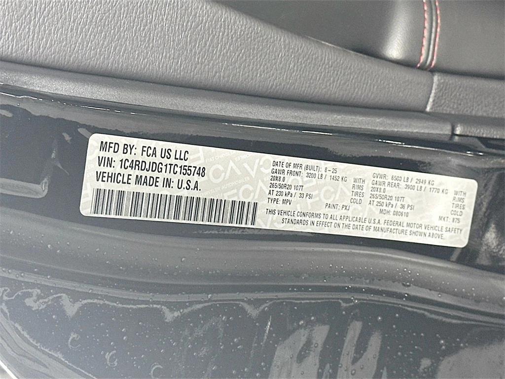 new 2026 Dodge Durango car, priced at $44,185