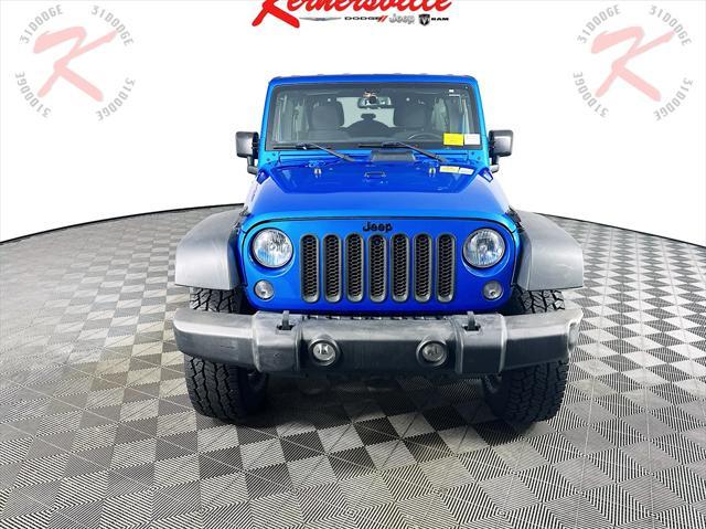 used 2016 Jeep Wrangler Unlimited car, priced at $13,585