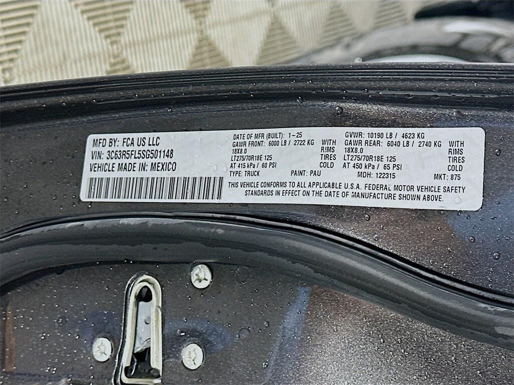 new 2025 Ram 2500 car, priced at $72,800