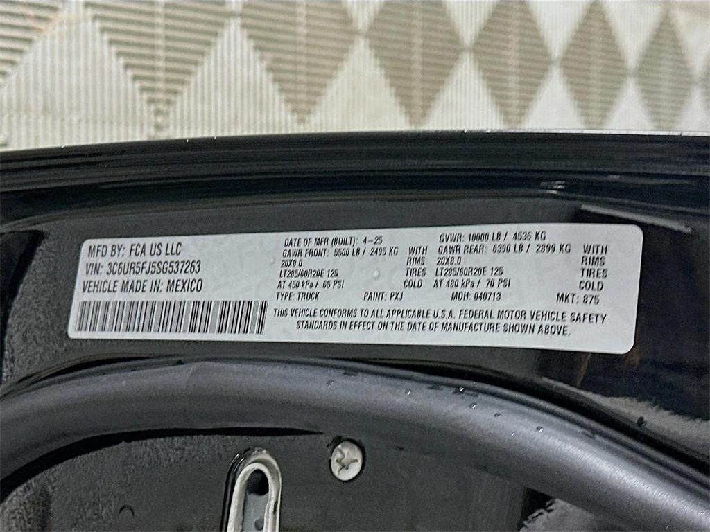 new 2025 Ram 2500 car, priced at $62,317