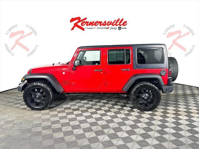 used 2017 Jeep Wrangler Unlimited car, priced at $22,485