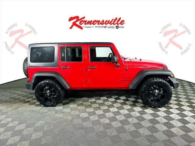 used 2017 Jeep Wrangler Unlimited car, priced at $22,485