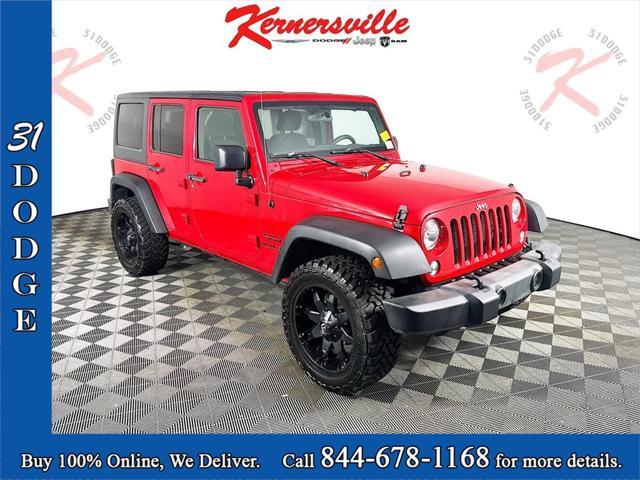 used 2017 Jeep Wrangler Unlimited car, priced at $22,485
