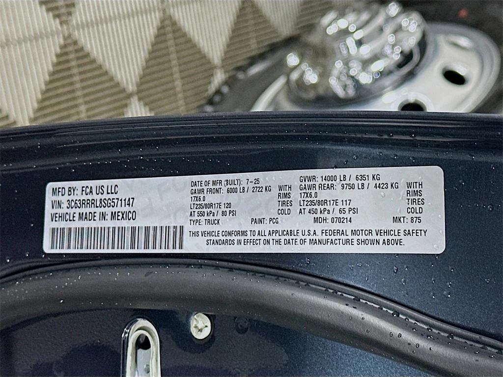 new 2025 Ram 3500 car, priced at $89,180