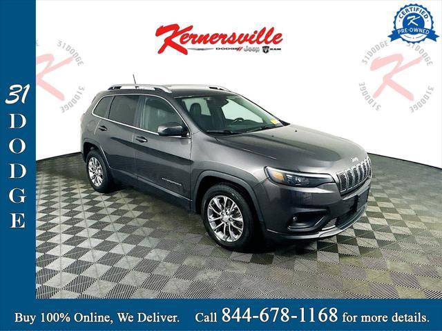 used 2021 Jeep Cherokee car, priced at $19,935