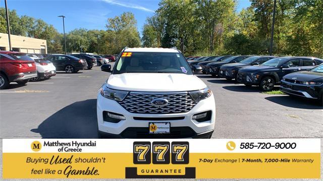 used 2022 Ford Explorer car, priced at $35,990