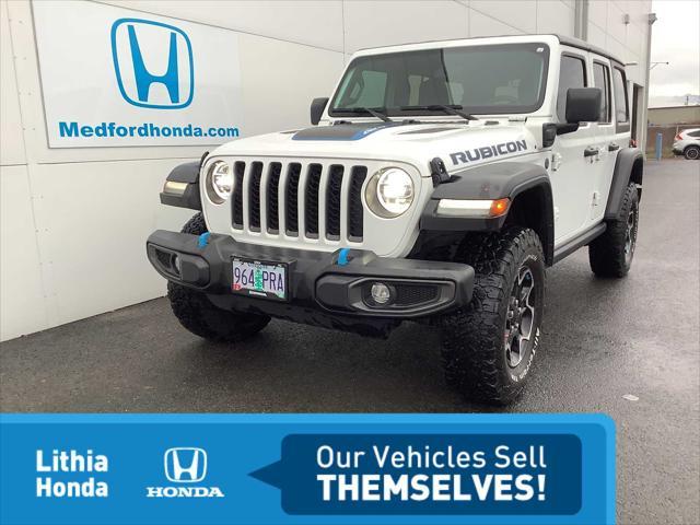 used 2022 Jeep Wrangler Unlimited 4xe car, priced at $38,457