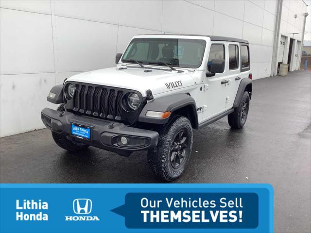 used 2021 Jeep Wrangler Unlimited car, priced at $32,985