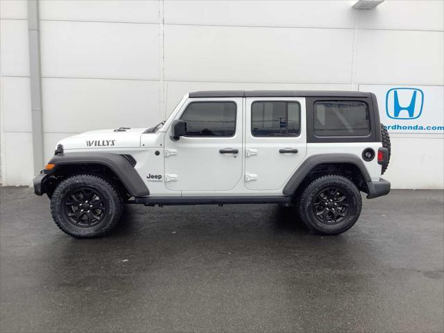 used 2021 Jeep Wrangler Unlimited car, priced at $32,985