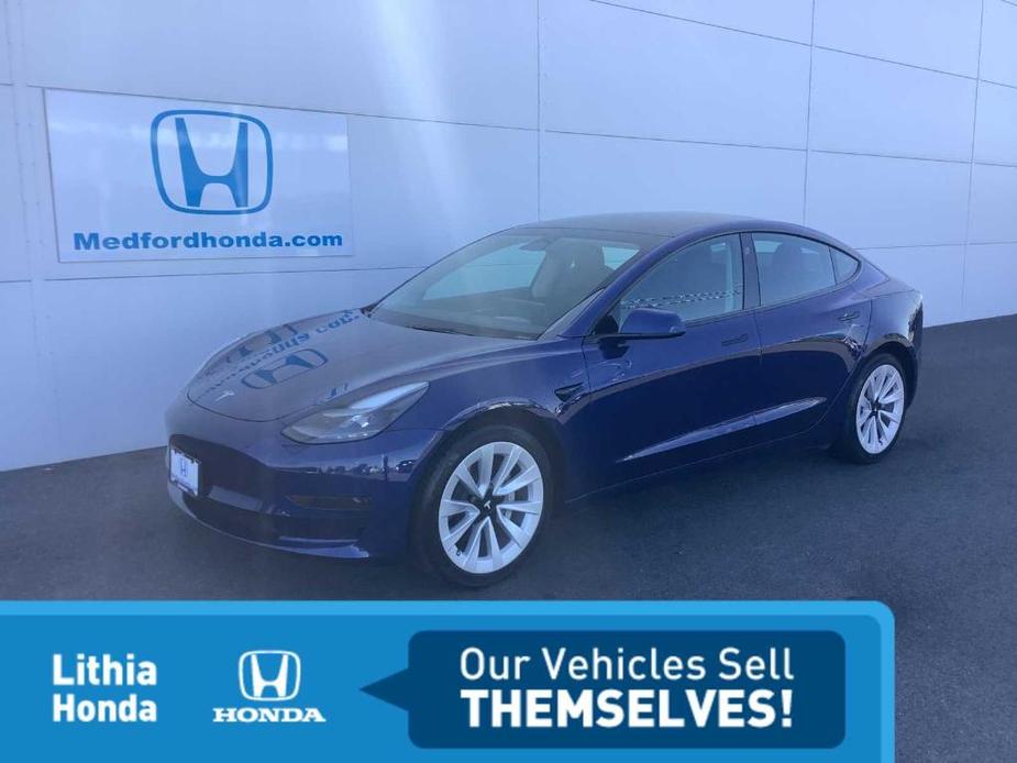 used 2022 Tesla Model 3 car, priced at $33,979