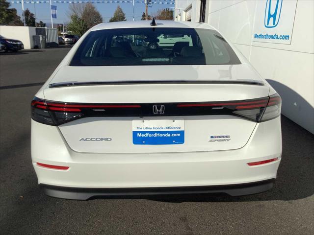 new 2024 Honda Accord Hybrid car, priced at $32,298