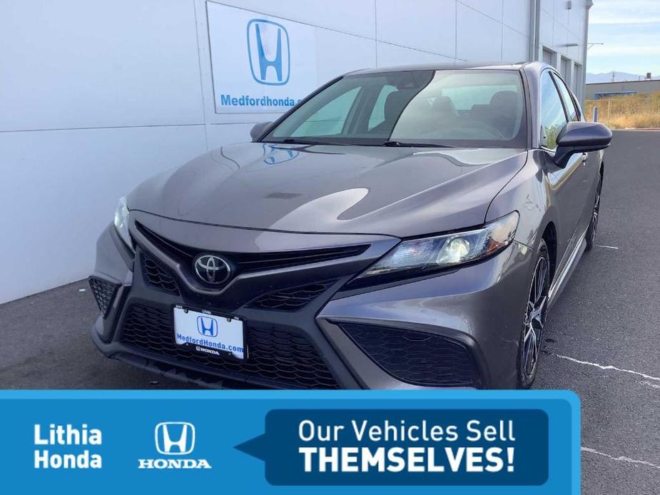 used 2021 Toyota Camry car, priced at $24,667