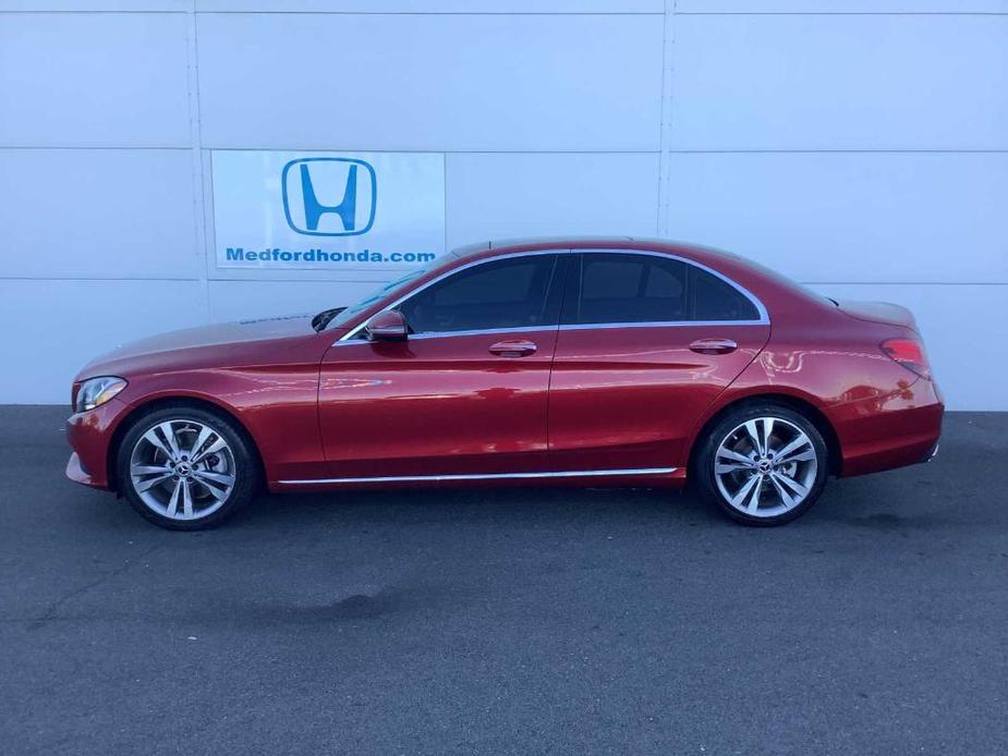 used 2018 Mercedes-Benz C-Class car, priced at $24,674