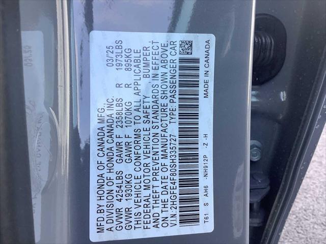 new 2025 Honda Civic Hybrid car, priced at $30,555