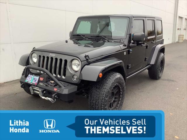 used 2014 Jeep Wrangler Unlimited car, priced at $21,467